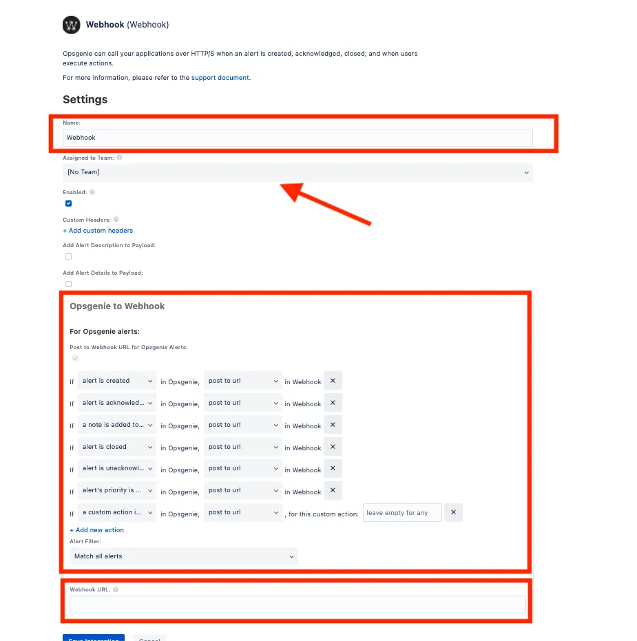 webhook details