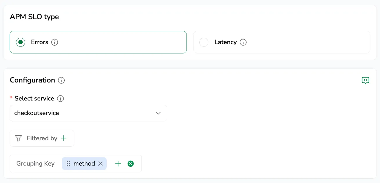 APM Errors SLO